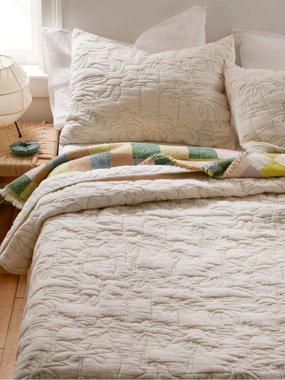 Urban Outfitters Palms Quilt & Shams
